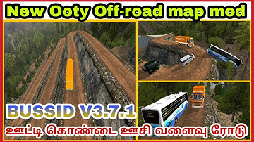 New Ooty off road map mod for bussid v3.7.1 # bussid v3.7.1 Ooty hairpin bend map mod # bussid mods