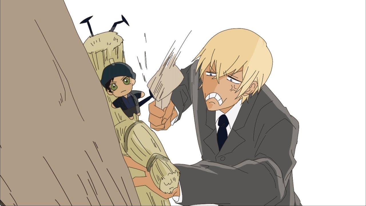 【手描きコナン】名探偵バッテリー