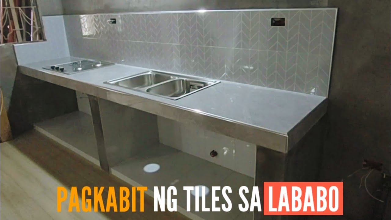 PAGKABIT NG 60cmx120cm NA TILES SA LABABO YouTube