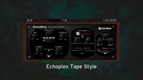 EchoBoy - Classic Echo Styles on Guitar
