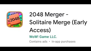 2048 Merge - Solitaire Merge Part 1, will this legit payout or is it another scam game? 🤔 screenshot 4