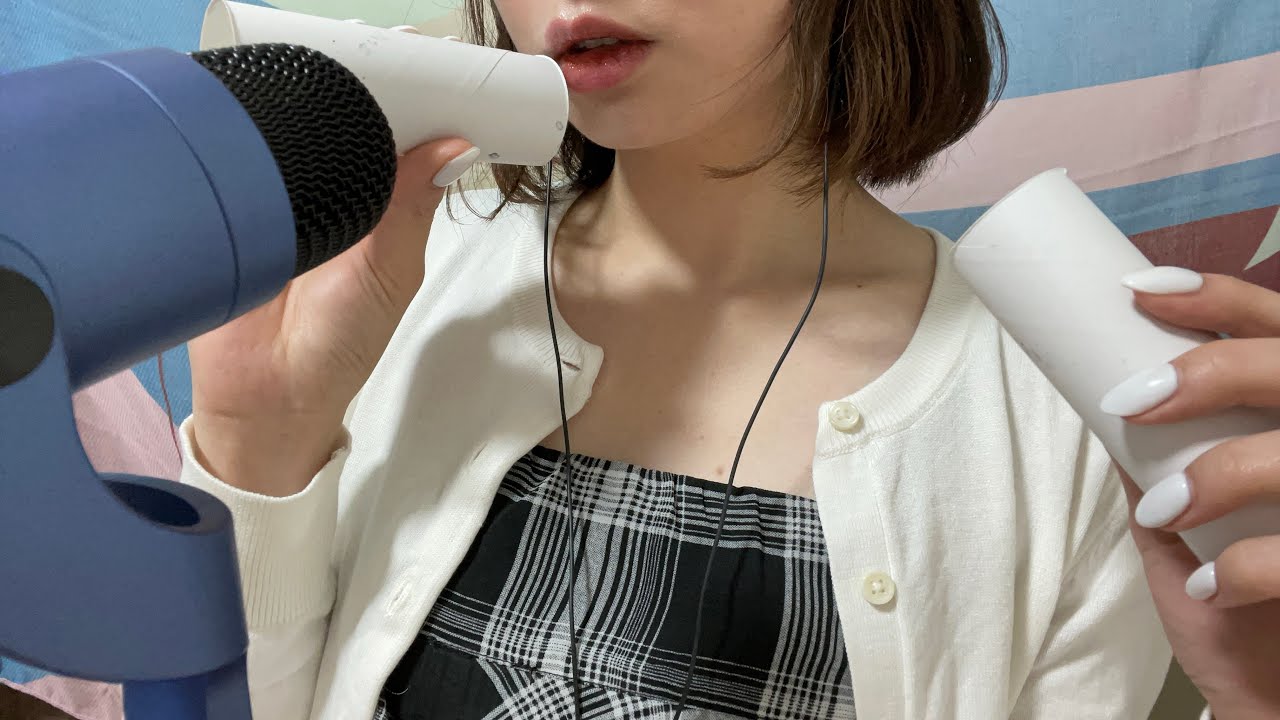 ASMR トイレットペーパーの筒とマウスサウンド