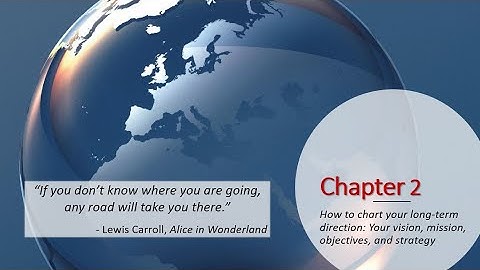 Developing a strategic vision, mission, and core values (Chapter 2; MNGT 475-800)