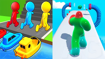 Shape shifting VS Blob Runner 3D All Level Gameplay Android iOS Ep2