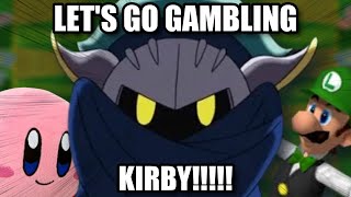 Kirby goes gambling