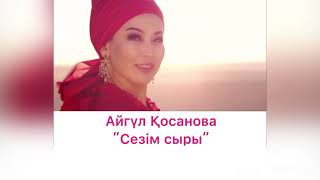Айгүл Қосанова - “Сезім сыры” видео- мәтін форматында; #караоке
