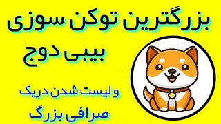 بزرگترین توکن سوزی بیبی دوج توکن +لیست شدن بی بی دوج در یک صرافی بزرگ