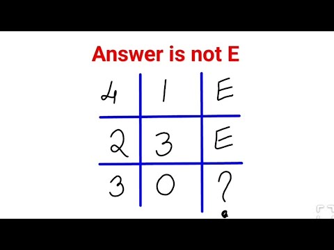 Answer is not E. 99% failed this IQ test #fastandeasymaths #math #puzzle #aptitude #mathspuzzles