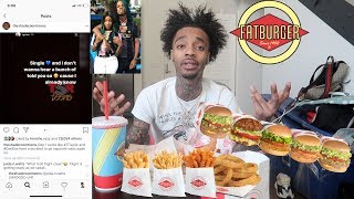 How I Feel About My Ex Ti Taylor & Her Bf Breaking Up AGAIN Fatburger Mukbang!
