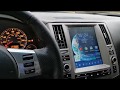 2006 INFINITI FX35 Vertical Screen Tesla-Style Android Navigation Head Unit Demo Video