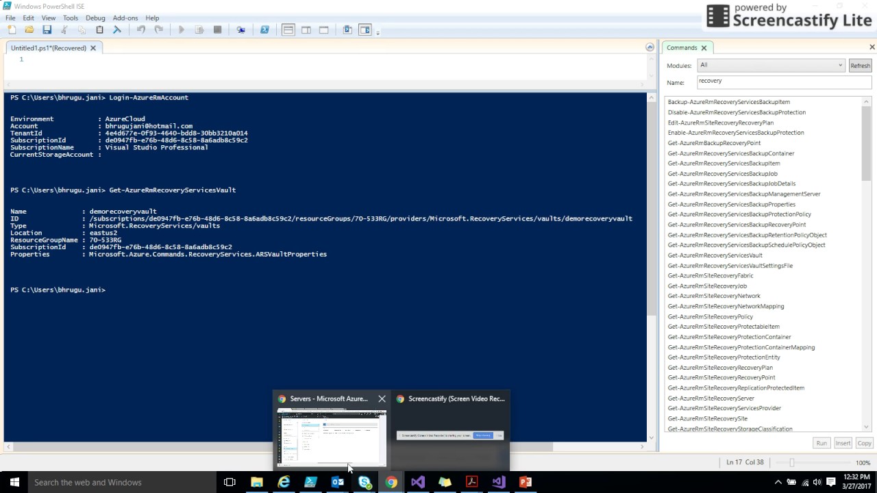 Microsoft Azure Recovery Services Vault DPM Backup Security YouTube