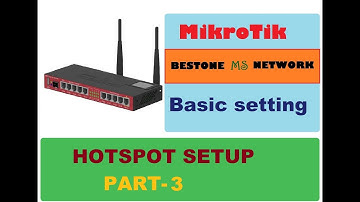 Mikrotik Hotspot setup. basic setting PART-3