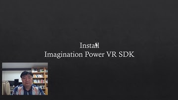 [SWTT] Install VS Community and PowerVR SDK for OpenGL ES Dev.