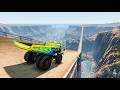 Massive Semi-Truck Big Ramp Jumps - BeamNG.drive Destruction