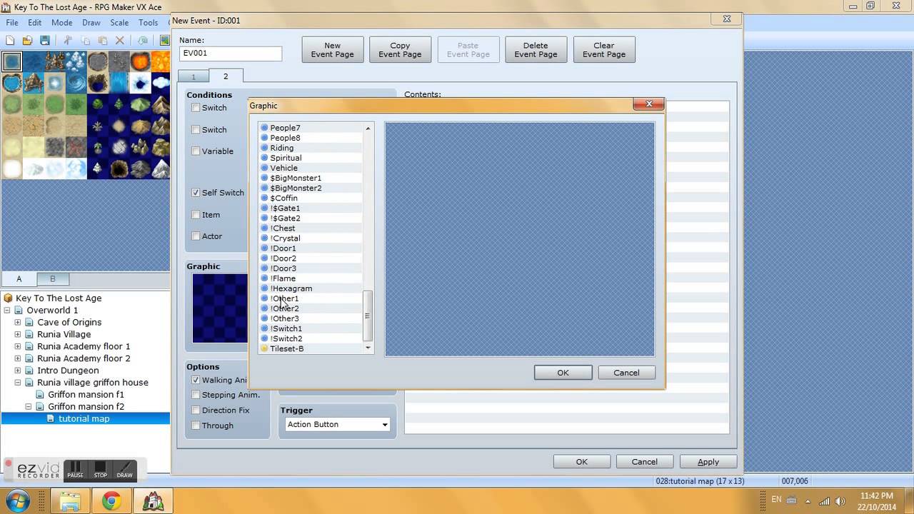 Rpg Maker VX Ace event tutorial - YouTube
