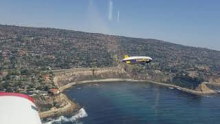 Flyby of the Goodyear Blimp