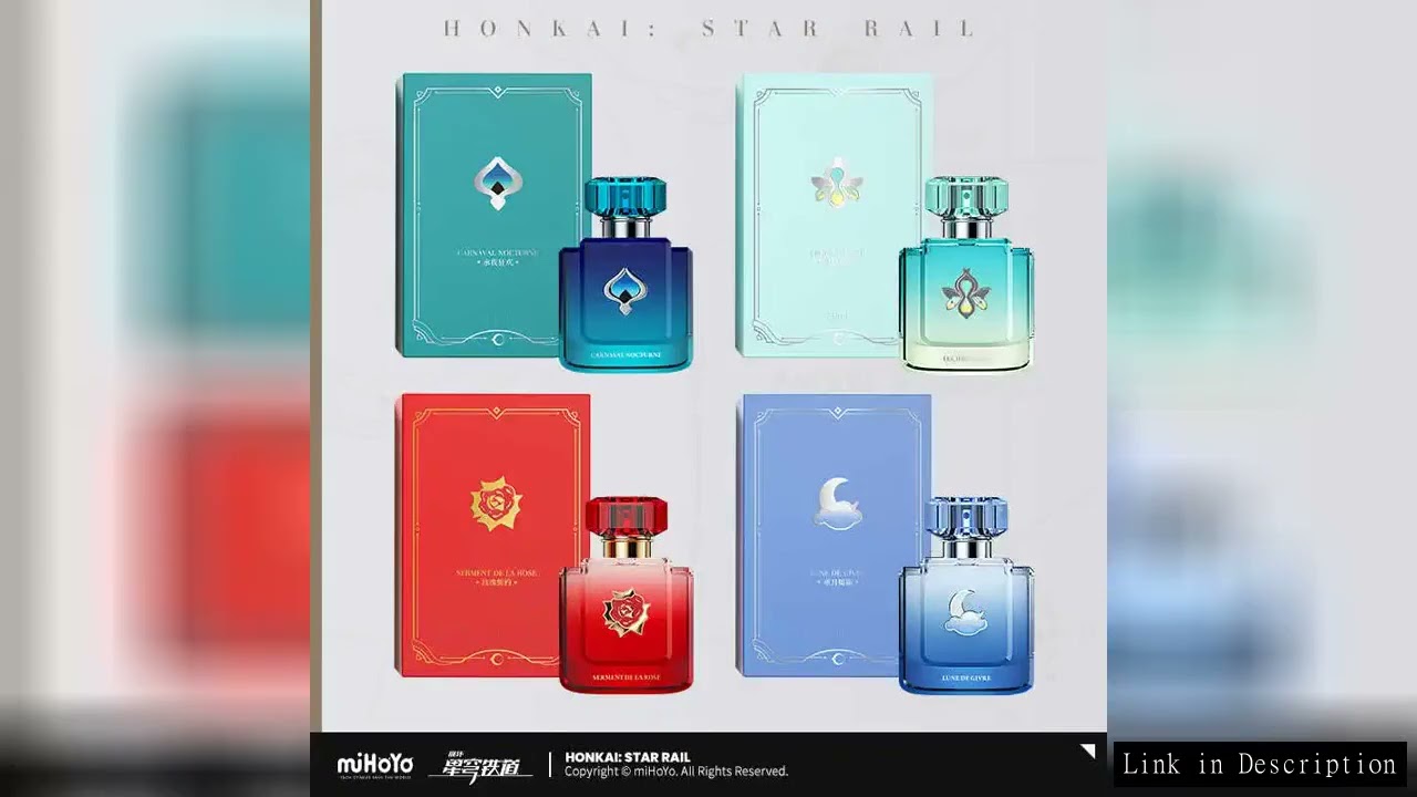 NEW Game Honkai Star Rail Official miHoYo Original Aventurine Firefly Jingliu Galaxy Fragrance Serie