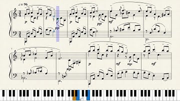 Learn the notes here - Poulenc Improvisation No. 13