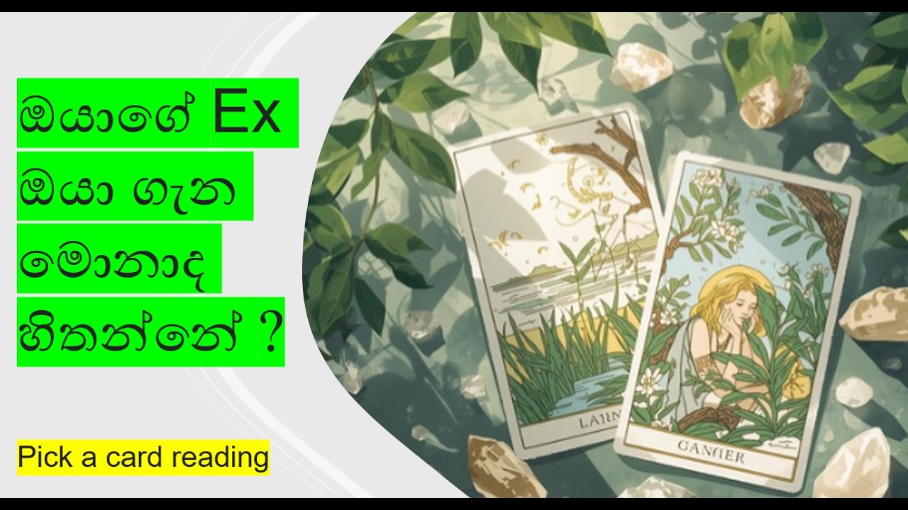 ඔයාගේ Ex ඔයා ගැන මොනාද හිතන්නේ ?