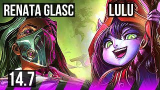 RENATA GLASC & Samira vs LULU & Kog'Maw (SUP) | 900+ games, 2/3/23 | BR Diamond | 14.7