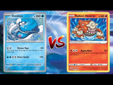Pokemon TCG Live Dondozo Tatsugiri VS Radiant Heatran Xatu!! Pokemon TCG Live Dondozo Tatsugiri VS Radiant Heatran Xatu!!