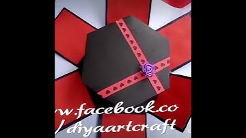 Hexagon explosion box