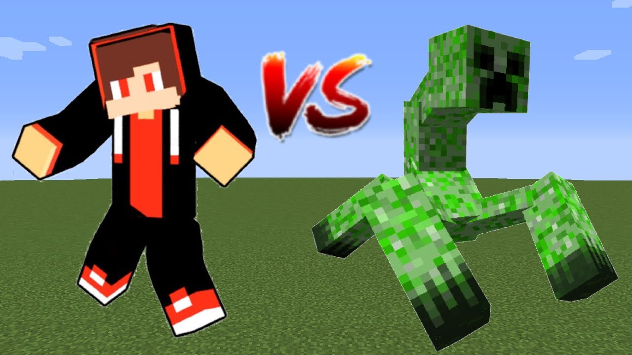 what if you create a JJ VS CREEPER BOSS in MINECRAFT - Maizen Mizen JJ ...