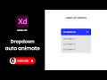 Adobe Xd Tutorial | Dropdown button component state