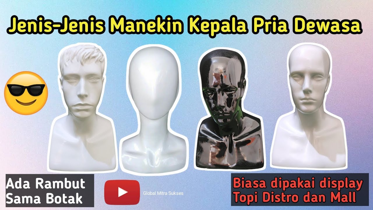 Kami Menjual Manekin Kepala Pria dengan Model Kepala, Harga Manekin