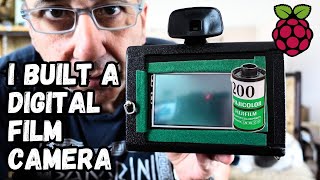 Digital Camera inside a Film Camera. Raspberry Pi 4 Project HQ Camera
