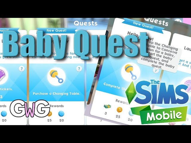 The Sims Mobile- Baby Quest – The Girl Who Games