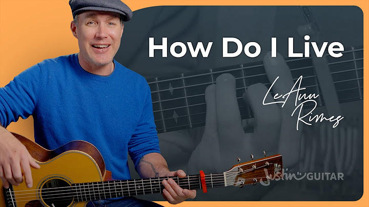 How Do I Live Guitar version - Guitar performance video thumbnail