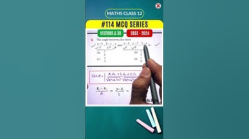 1️⃣1️⃣4️⃣ Angle Between Two Lines: This is Really Interesting! | 3D Geometry Class 12