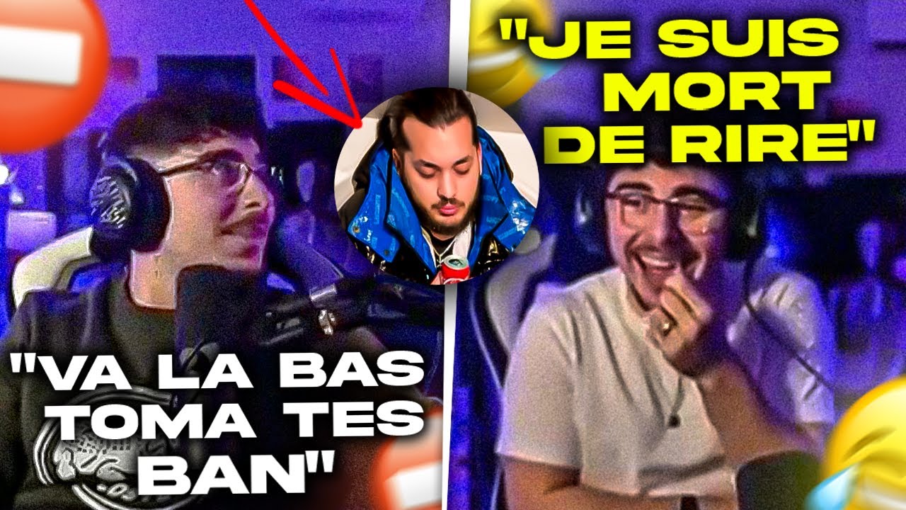 JLTOMY APARAIT SUR LE LIVE D'AMARU, REACTION DROLE !! (best of twitch)