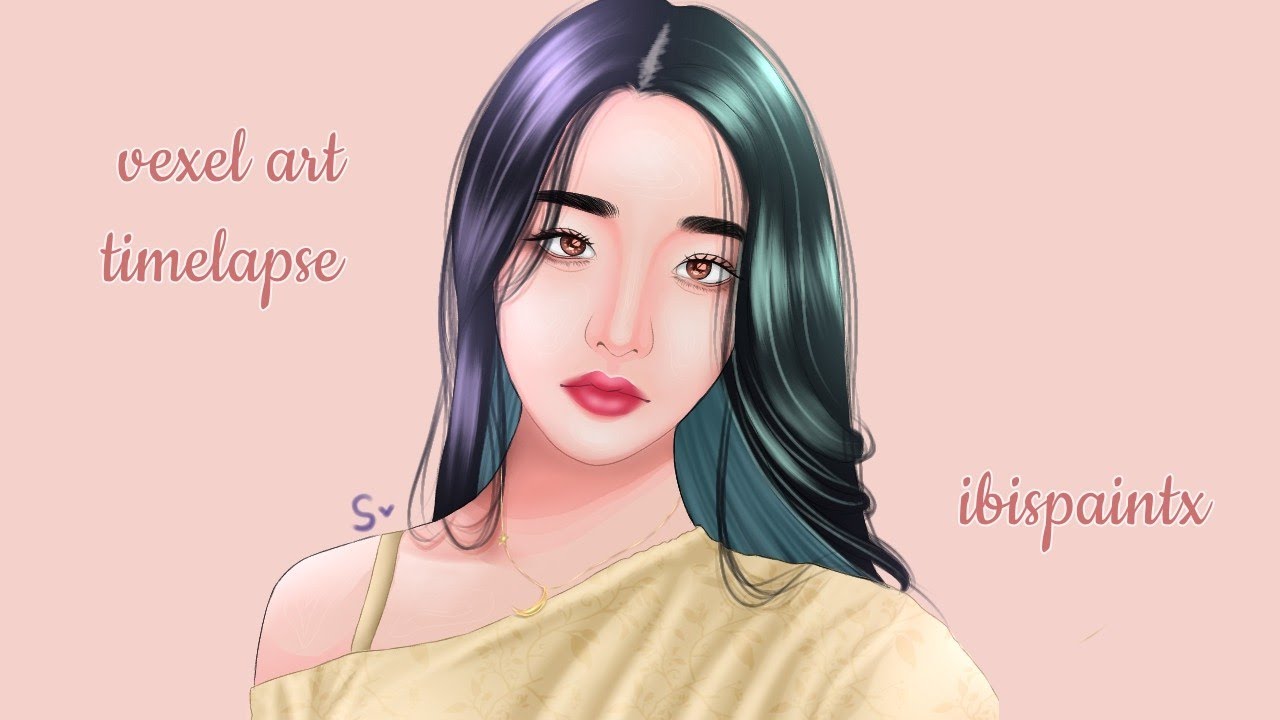 VEXEL ART IN IBISPAINT X / VEXEL ART TIMELAPSE | scarlet fox - YouTube