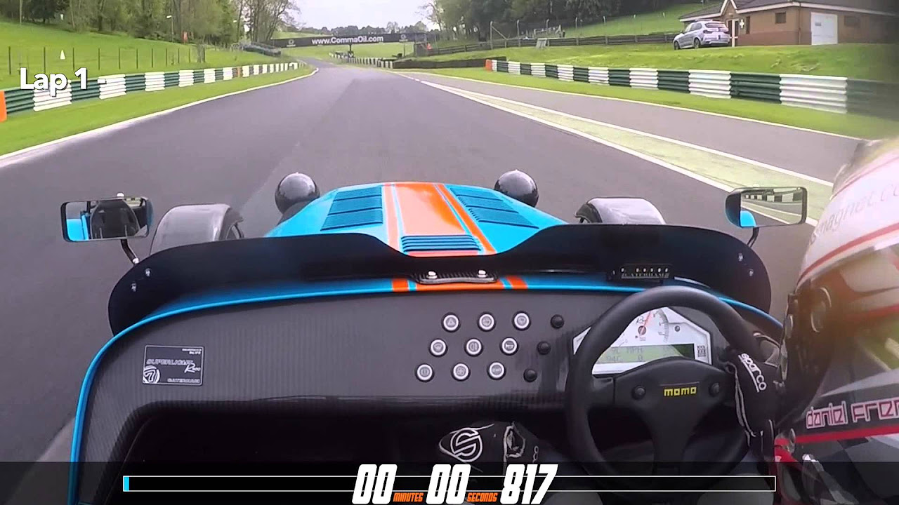 Three Laps of Cadwell Park in my Caterham R500 Duratec Superlight   MSV Track Day 25th May 2015