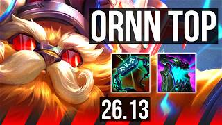 ORNN vs MORDEKAISER (TOP) | Good KDA: 4/1/13 | EUW Master | 26.13
