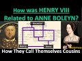 How was HENRY VIII RELATED to ANNE BOLEYN? | How They Call Themselves Cousins- Family Tree Explained