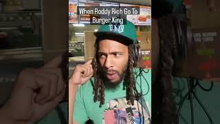 When Roddy Rich Go To Burger King  comedy funny shorts viral  food