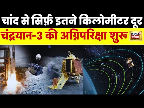 Chandrayaan 3 | चंद्रयान 3 की चांद पर लैंडिंग का काउंटडाउन शुरु। Vikram lander | Moon | ISRO | India