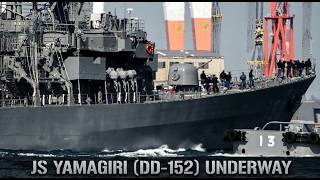 JS Yamagiri (DD-152) Underway