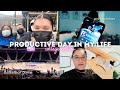 COLLEGE VLOG | productive days in my life *presentation, errands + weekend*