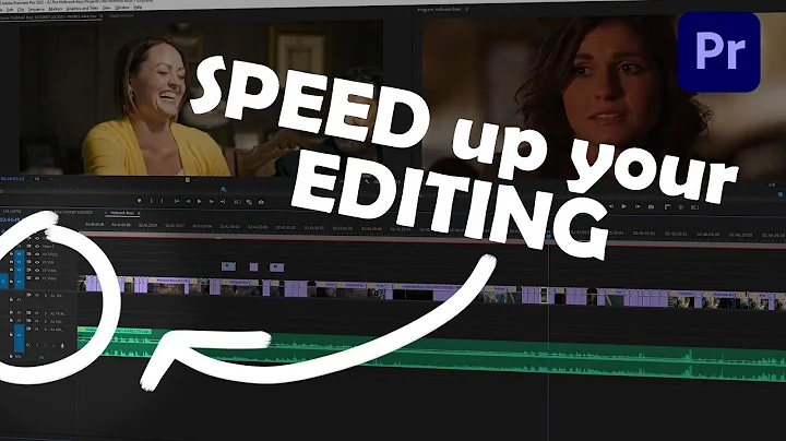Speed up your EDITS w/ SOURCE PATCHING in Adobe Premiere.