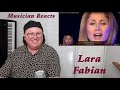 Reaction to Lara Fabian singing Voir Un Ami Pleurer (To See A Friend Cry) live