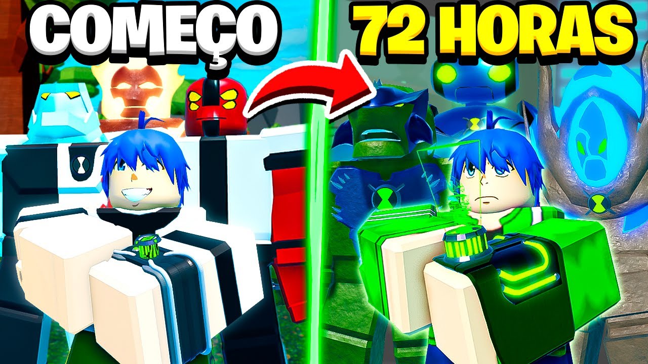 72 HORAS NOOB ATE O OMNITRIX SUPREMO NO JOGO DE BEN 10!