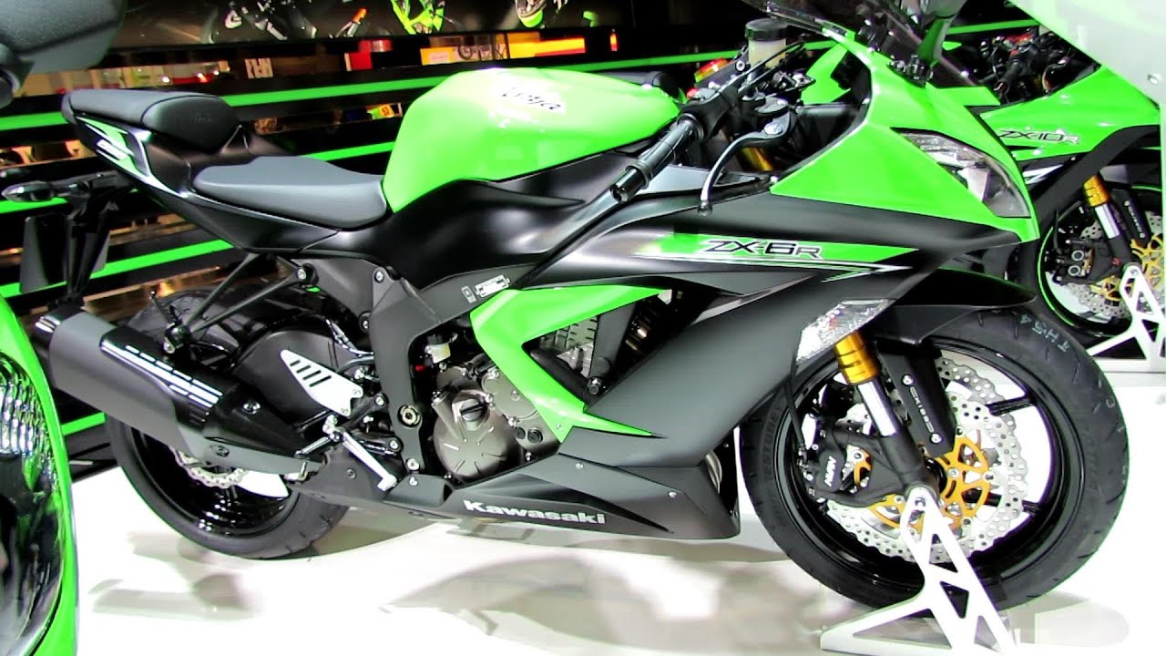 2014 Kawasaki Ninja ZX 6R 636 Walkaround 2013 EICMA Milano