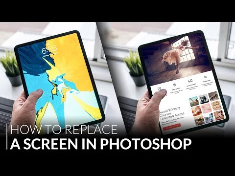 How to Replace a Screen in Photoshop