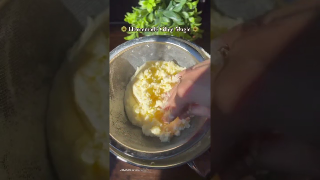 Ghee making with Cream #ghee #trendingshorts #indianinusa #indianrecipe #roti #gheerecipes
