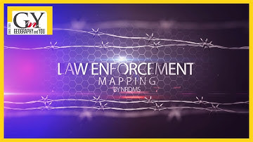 Geo-spatial applications for Law Enforcement Mapping by NRDMS