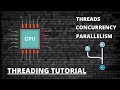 Threading Tutorial #1 - Concurrency, Threading and Parallelism Explained